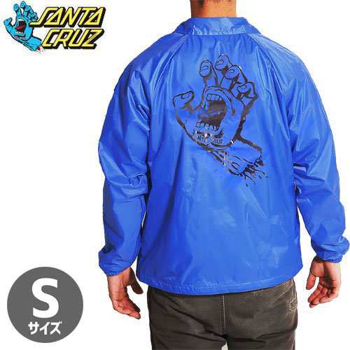 サンタクルズ SANTA CRUZ コーチジャケット Sサイズ HAND COACH WINDBREAKER JACKET ロイヤルブルー NO7  その他ジャケット・