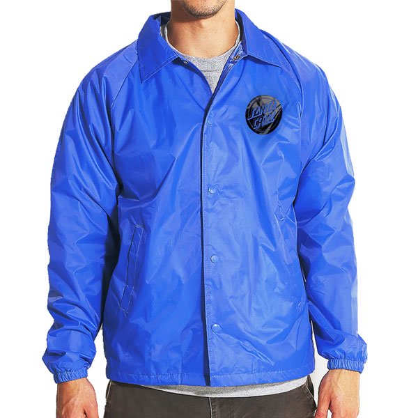 サンタクルズ SANTA CRUZ コーチジャケット Sサイズ HAND COACH WINDBREAKER JACKET ロイヤルブルー NO7_2