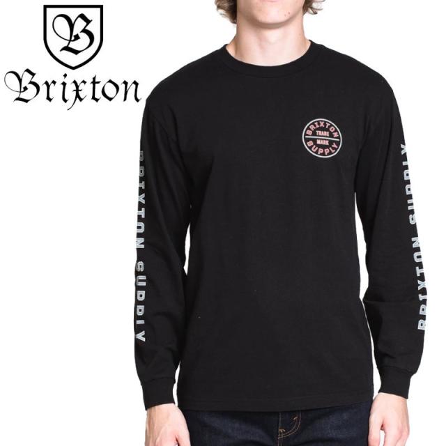 BRIXTON ブリクストン スケボー ロンT OATH IV LONGSLEEVE TEE ブラック NO2の通販は