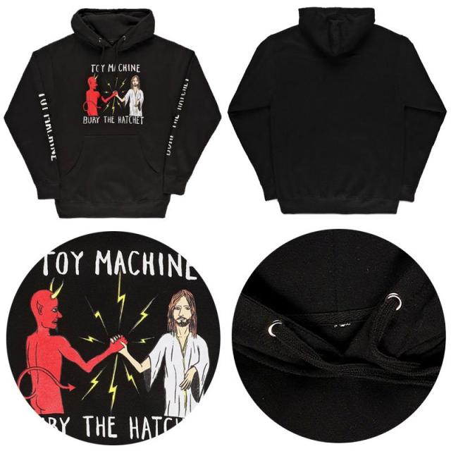 トイマシーン TOY MACHINE スケボー パーカー BURY THE HATCHET HOODIE