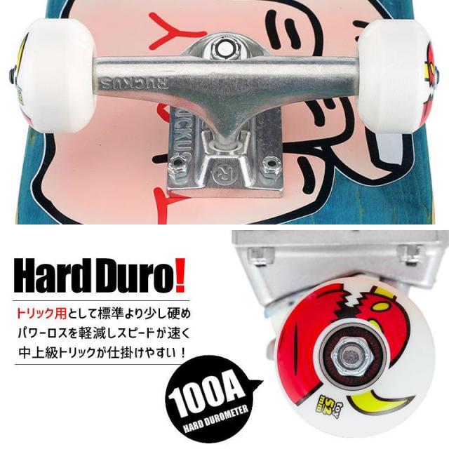 トイマシーン TOY MACHINE スケボー コンプリート FISTS COMPLETE STAIN 100A 7.75インチ ティール NO58_1