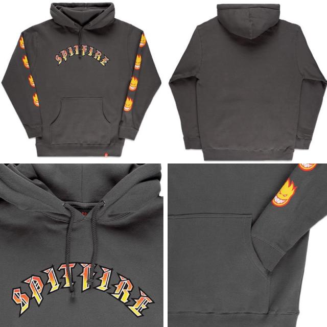 スピットファイアー SPITFIRE スケボー パーカー OLD E BIGHEAD FILLL