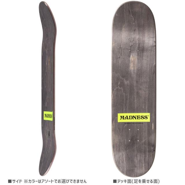 MADNESS マッドネス スケボー デッキ SHAPE SHIFTER R7 DECK 8.375インチ NO30_1