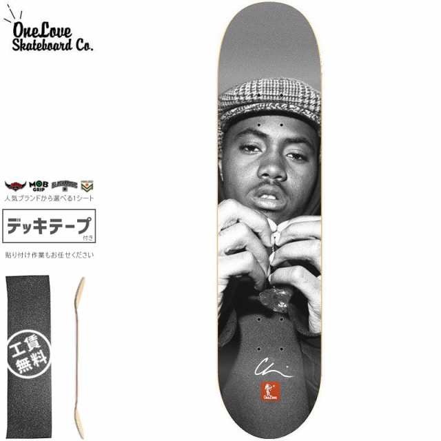 ONE LOVE ワンラブ スケボー デッキ CHI MODU ROLLING NAS DECK 7.7