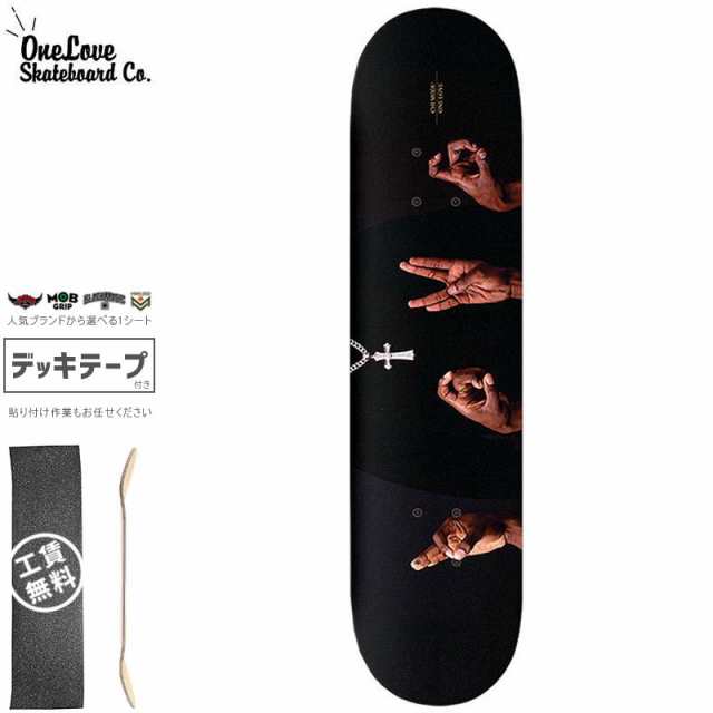 ONE LOVE ワンラブ スケボー デッキ CHI MODU ORIGINAL GANGSTER ICE-T HANDS DECK 7.7インチ/8.25インチ NO6