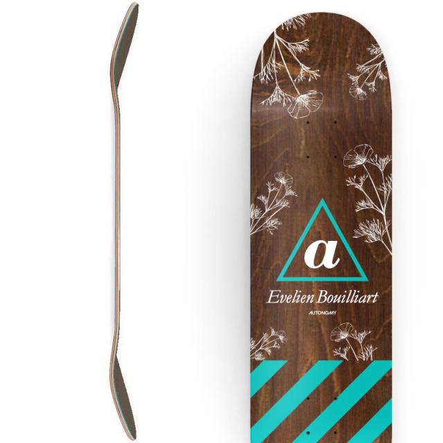 AUTONOMY オートノミー スケートボード デッキ EVELIEN BOUILLIART III