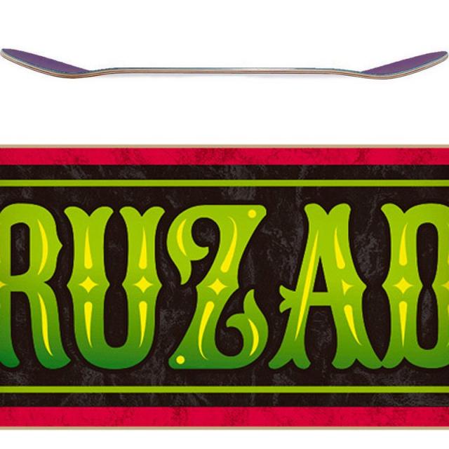 CRUZADE SKATEBOARDS クルザード スケボー デッキ STAMP DECK 8.0