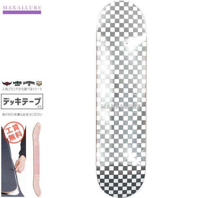 MAXALLURE マックス アルーア スケボー デッキ LET’S GO SILVER FOIL DECK 8.0インチ NO8