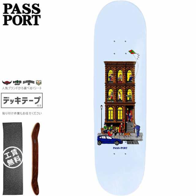 PASS~PORT パスポート スケートボード デッキ DAY & NIGHT DAY DECK 8.0インチ NO30