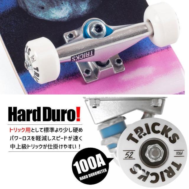TRICKS トリックス スケートボード コンプリート SKULL COMPLETE 7.75インチ NO1_1