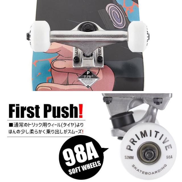 プリミティブ PRIMITIVE スケートボード コンプリート RODRIGUEZ COMBAT COMPLETE 98A 7.75インチ/8.0インチ NO20_2
