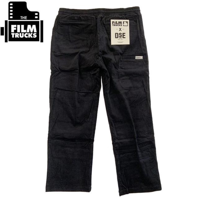 FILM TRUCKS フィルム スケートボード イージー パンツ FILM xDSE SURF PANTS CORDUROY ブラック コーデュロイ NO1の通販は