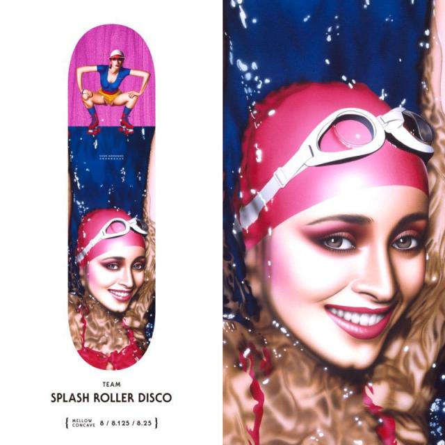 EVISEN エビセン スケートボード デッキ ゑびせん SLASH ROLLER DISCO DECK 8.0インチ NO114_3