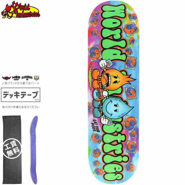 WORLD INDUSTRIES ワールドインダストリー ズ スケボー デッキ WORLD PODS DECK 8.1インチ/8.25インチ NO26