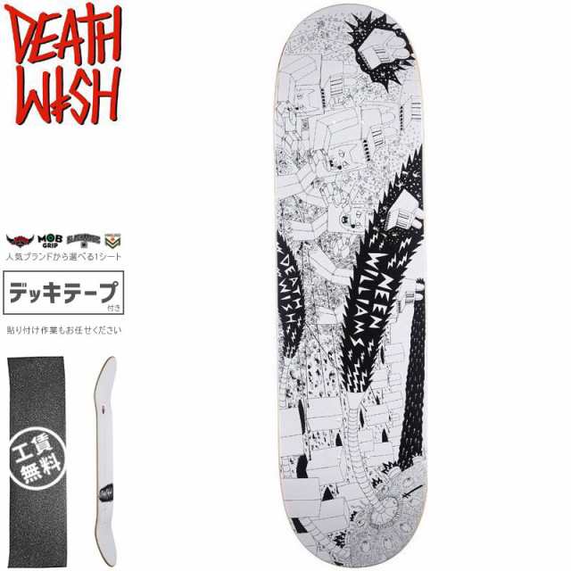 デスウィッシュ DEATH WISH スケートボード デッキ NEEN DEATH WAR 300 DECK 8.3875インチ NO116