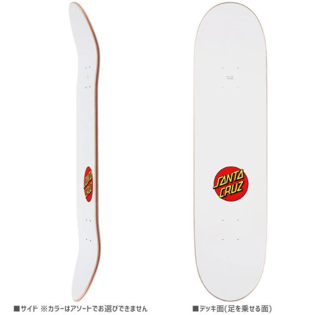 サンタクルーズ SANTA CRUZ スケートボード デッキ CLASSIC DOT DECK 8.0インチ クラシック ロゴ NO171_1