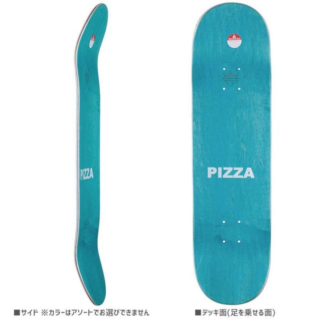 PIZZA SKATEBOARDS ピザ スケートボード デッキ BRIEFS DECK 8.75インチ ティール NO3_1