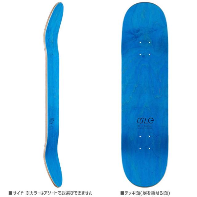 ISLE アイル スケボー デッキ BROOKER PUB SERIES DECK 8.5インチ ブラック NO26_1