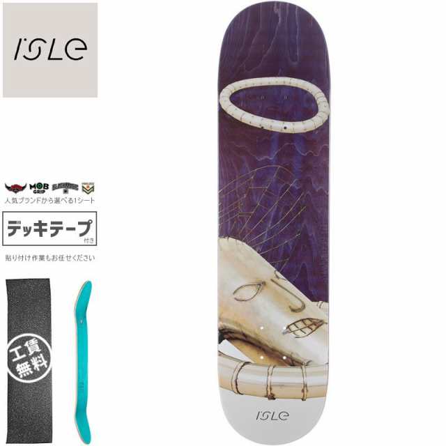 ISLE アイル スケボー デッキ TOGNELLI KIRA FREIJE ARTIST SERIES DECK 8.0インチ パープル NO47