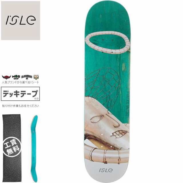 ISLE アイル スケボー デッキ TOGNELLI KIRA FREIJE ARTIST SERIES DECK 8.0インチ ティール NO48