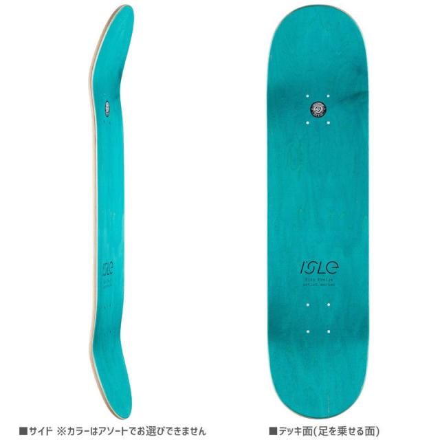 ISLE アイル スケボー デッキ TOGNELLI KIRA FREIJE ARTIST SERIES DECK 8.0インチ ターコイズ NO49_1