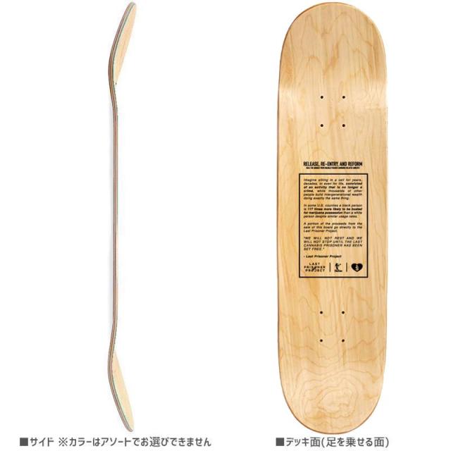 ONE LOVE ワンラブ スケートボード デッキ PLANT DECK 7.7インチ NO12_1