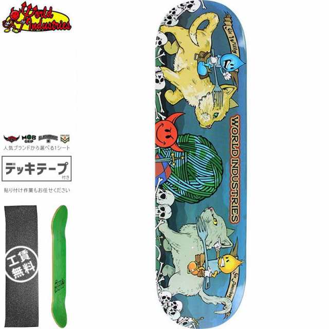 WORLD INDUSTRIES ワールドインダストリー ズ スケボー デッキ CATS DECK 8.25インチ NO31