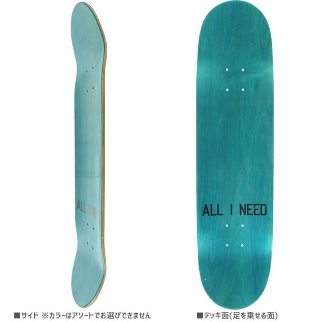 ALL I NEED オールアイニード スケボー デッキ FUKUHARA FOXHOLE DECK 8.1インチ NO8_1