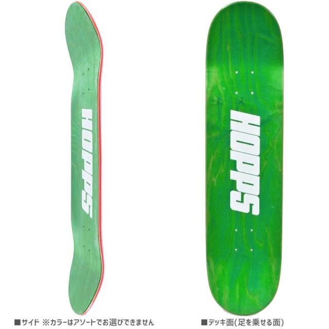 ホップス　スケボー　skate デッキ HOPPS SKATEBOARDS DECK ( ホップス スケートボードデッキ