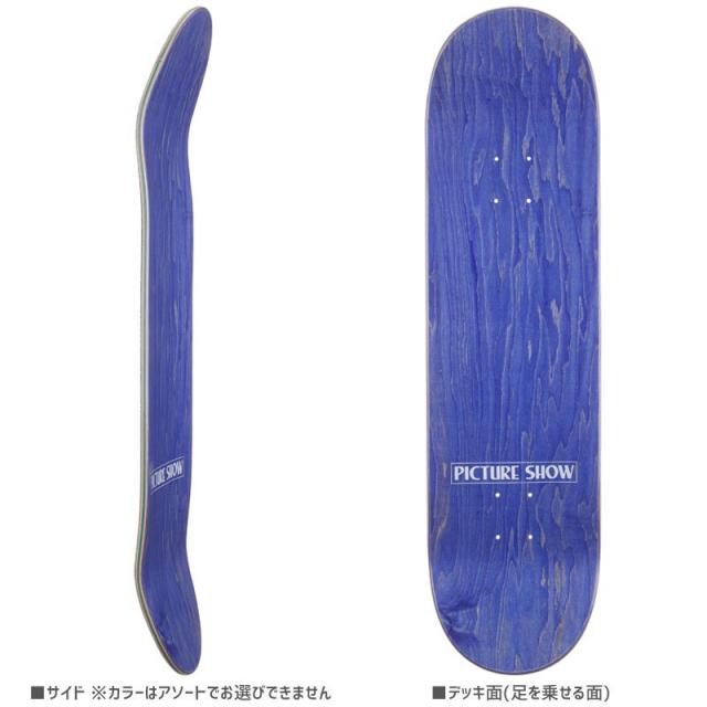 PICTURE SHOW ピクチャーショー スケートボード デッキ SPIRE DECK 8.0インチ パープル NO7_1