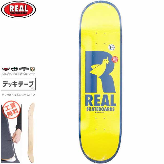 リアル REAL スケートボード デッキ DOVES RENEWAL DECK 8.38インチ NO185