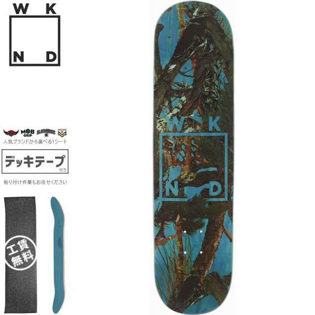 ウィークエンド WKND スケボー デッキ CAMO LOGO DECK 8.0インチ/8.125インチ/8.25インチ ブルー NO45の通販は