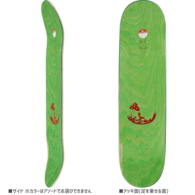 ウィークエンド WKND スケボー デッキ THOMPSON SCHEMING DECK 8.0インチ/8.25インチ グリーン NO58_1