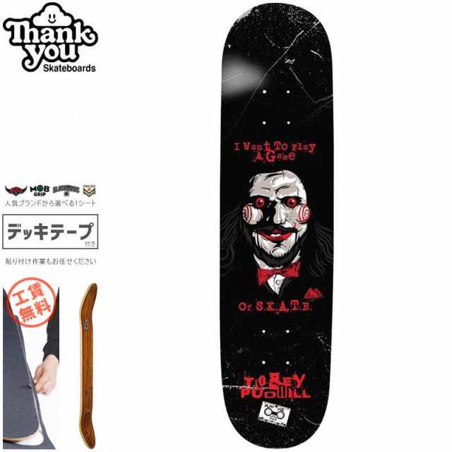 THANK YOU SKATEBOARDS サンキュー スケートボード デッキ TOREY PLAY A GAME DECK 7.75インチ/8.0インチ NO31