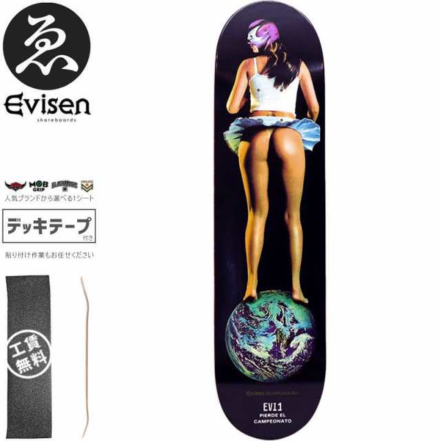 EVISEN エビセン スケートボード デッキ LUCHA WOMEN DECK 8.0インチ/8.125インチ/8.25インチ/8.38インチ NO80