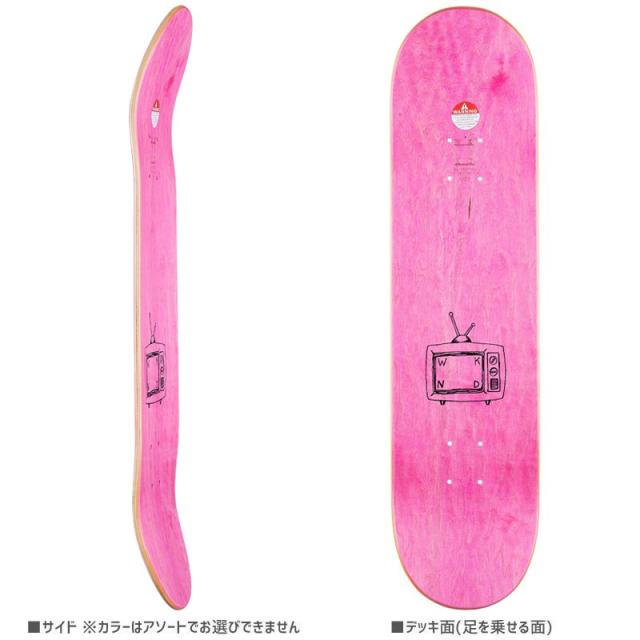 ウィークエンド WKND スケボー デッキ LOGO DECK GREEN ORANGE 8.0インチ NO87_1