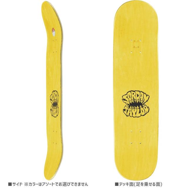 ウィークエンド WKND スケボー デッキ TAYLOR STREET SHARK DECK 8.25インチ イエロー NO113_1