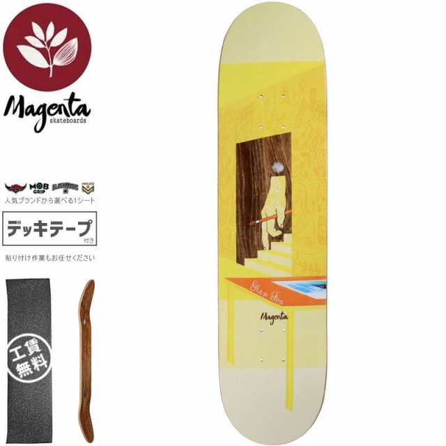 マゼンタ MAGENTA スケートボード デッキ GLEN FOX SLEEP DECK 7.875インチ NO106