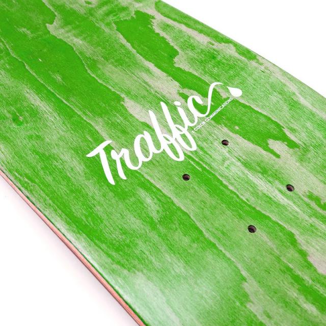 TRAFFIC トラフィック スケボー デッキ COLOR COMMUNICATIONS コラボ SKYLINE DECK 7.75インチ/8.0インチ NO26_1