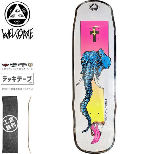 スケートボード WELCOME ウェルカム スケートボード デッキ VARGAS TUSK ON