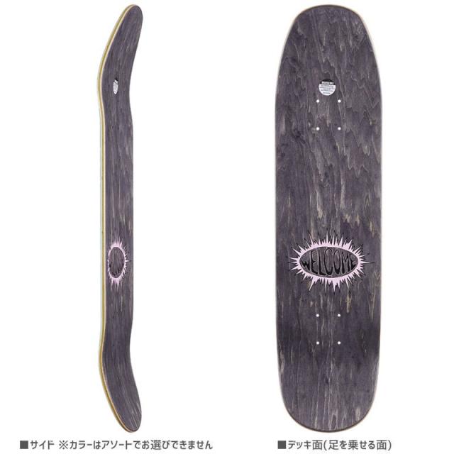 WELCOME ウェルカム スケートボード デッキ TRANSCEND ON SON OF MOONTRIMMER GOLD FOIL DECK 8.21インチ NO51_1