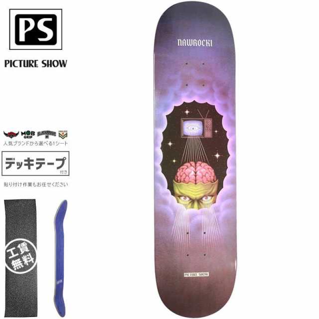 PICTURE SHOW ピクチャーショー スケートボード デッキ NAWROCKI WAVELENGTHS DECK 7.7インチ/8.0インチ NO19