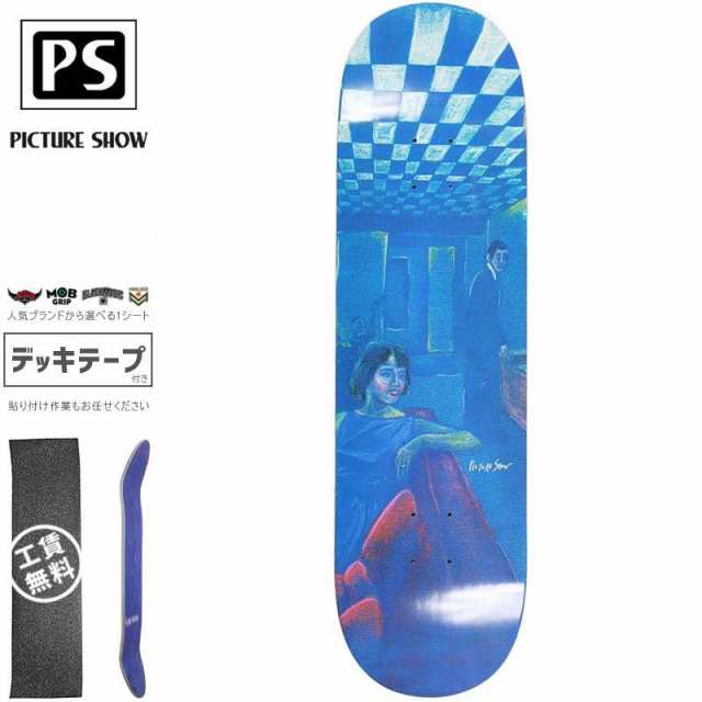 PICTURE SHOW ピクチャーショー スケートボード デッキ BLUE LODGE DECK 8.0インチ NO21