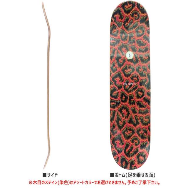 EVISEN エビセン スケートボード デッキ FIRE LEOPARD DECK 8.0インチ/8.125インチ/8.25インチ NO93_1