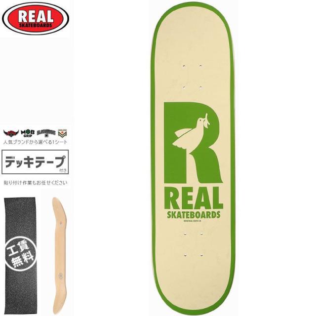 リアル REAL スケートボード デッキ DOVES RENEWAL DECK 8.5インチ NO217