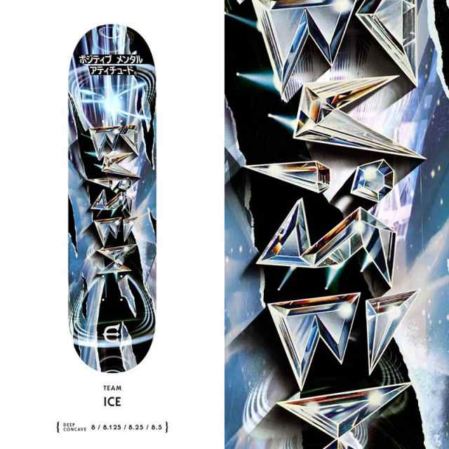 EVISEN エビセン スケートボード デッキ ゑびせん TEAM ICE DECK