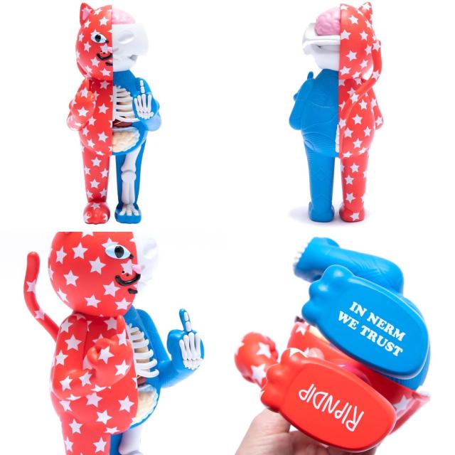 RIPNDIP リップンディップ フィギュア FREEDOM NERM ANATOMY VINYL FIGURE コレクターズ ソフビ NO43_3