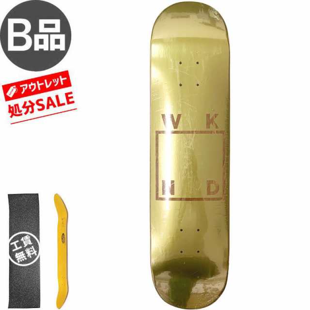 アウトレット ウィークエンド WKND スケボー デッキ GOLD PLATED LOGO DECK 7.75インチ/8.25インチ NO44