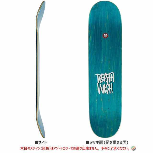 デスウィッシュ DEATH WISH スケートボード デッキ JD MACABRE DECK