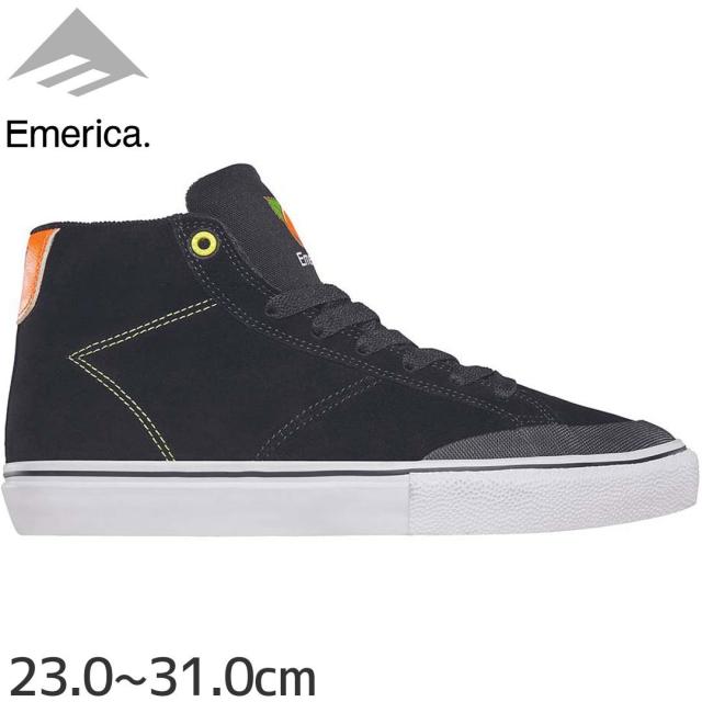 エメリカ EMERICA スケート シューズ OMEN HI x OJ SHOES スウェード BLACK NO219